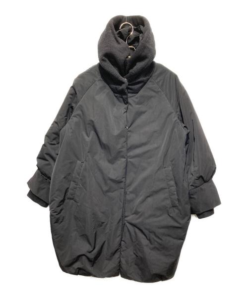 Lisiere（リジェール）Lisiere (リジェール) NYLON COCOON COAT ブラック サイズ:FREEの古着・服飾アイテム