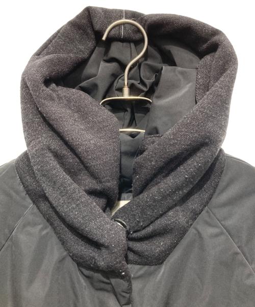 Lisiere（リジェール）Lisiere (リジェール) NYLON COCOON COAT ブラック サイズ:FREEの古着・服飾アイテム