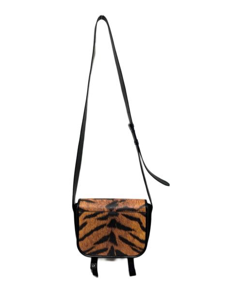 BURBERRY（バーバリー）BURBERRY (バーバリー) トラ柄ショルダーバッグ ブラウンの古着・服飾アイテム