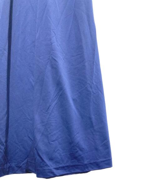 CABAN（キャバン）CABaN (キャバン) キュプラポリエステルジャージー ギャザーワンピース ネイビー サイズ:Sの古着・服飾アイテム