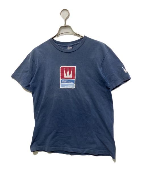 OLD STUSSY（オールドステューシー）OLD STUSSY (オールドステューシー) クラウンプリントT ネイビー サイズ:Mの古着・服飾アイテム