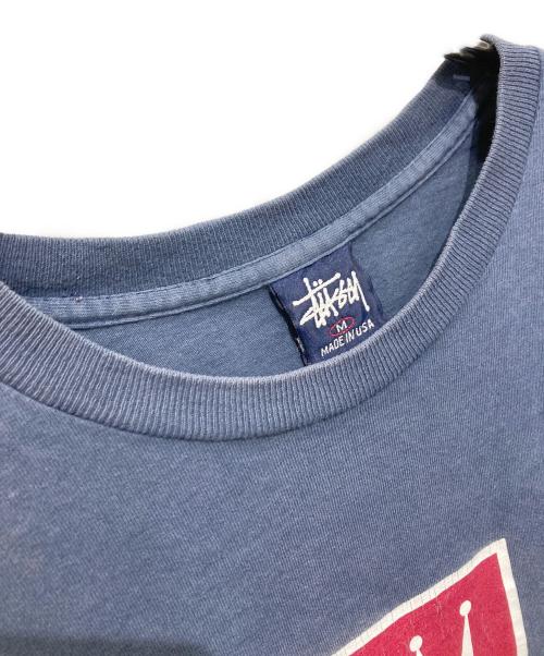 OLD STUSSY（オールドステューシー）OLD STUSSY (オールドステューシー) クラウンプリントT ネイビー サイズ:Mの古着・服飾アイテム