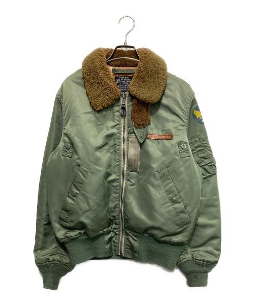 AVIREX（アヴィレックス）AVIREX (アヴィレックス) B15フライトジャケット カーキ サイズ:38の古着・服飾アイテム