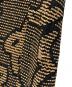 中古・古着 TODAYFUL (トゥデイフル) Jacquard Leaf Roughpants ブラック×ブラウン サイズ:36：5000円