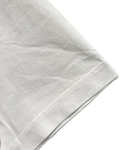 PRADA（プラダ）PRADA (プラダ) ロゴ刺繍Tシャツ ホワイト サイズ:Mの古着・服飾アイテム