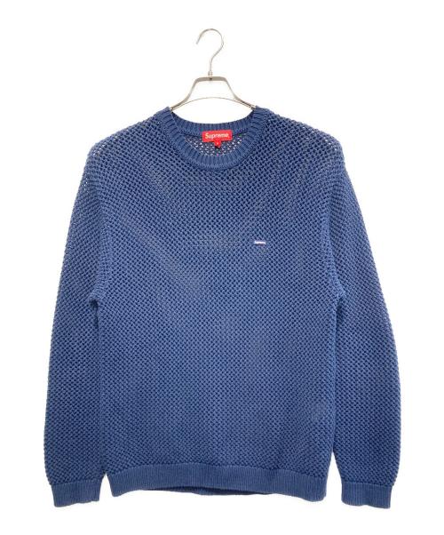 SUPREME（シュプリーム）SUPREME (シュプリーム) 22SS Open Knit Small Box Sweater ネイビー サイズ:Sの古着・服飾アイテム