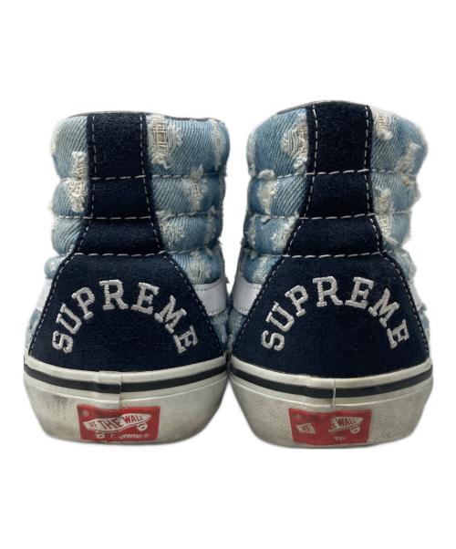 VANS（ヴァンズ）VANS (ヴァンズ) SUPREME (シュプリーム) Sk8-Hi 'デニム穴あきブルー' ネイビー サイズ:26.5cmの古着・服飾アイテム