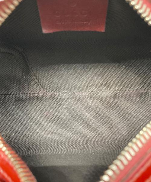GUCCI（グッチ）GUCCI (グッチ) マイクログッチシマGGポーチ レッド サイズ:不明の古着・服飾アイテム