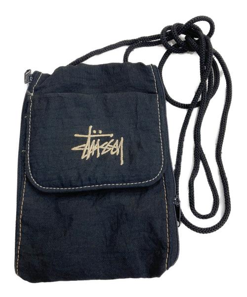 stussy（ステューシー）stussy (ステューシー) ショルダーポーチ/90s/OLD STUSSY ブラックの古着・服飾アイテム