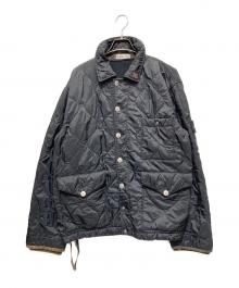 STONE ISLAND（ストーンアイランド）の古着「Quilted Nylon Padded Jacket」｜ブラック