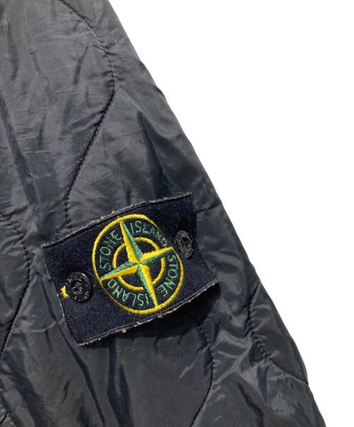 STONE ISLAND（ストーンアイランド）STONE ISLAND (ストーンアイランド) Quilted Nylon Padded Jacket ブラック サイズ:Lの古着・服飾アイテム