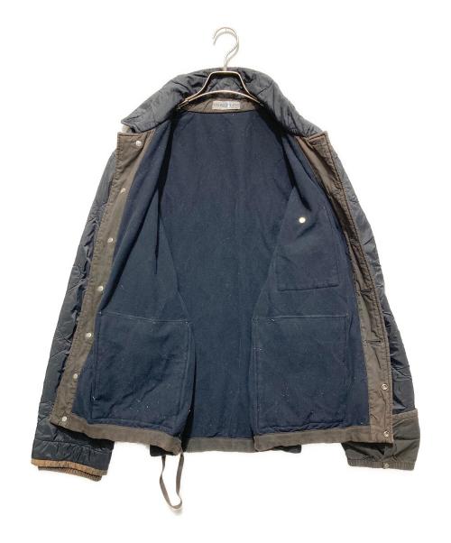 STONE ISLAND（ストーンアイランド）STONE ISLAND (ストーンアイランド) Quilted Nylon Padded Jacket ブラック サイズ:Lの古着・服飾アイテム