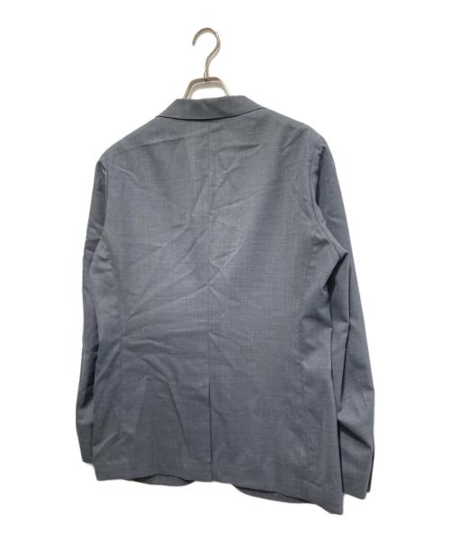 TOMORROW LAND（トゥモローランド）TOMORROW LAND (トゥモローランド) Super120'sウールポリエステル ホップサック シングルブレステッド2Bジャケット グレー サイズ:50の古着・服飾アイテム