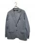 TOMORROW LAND（トゥモローランド）の古着「Super120'sウールポリエステル ホップサック シングルブレステッド2Bジャケット」｜グレー
