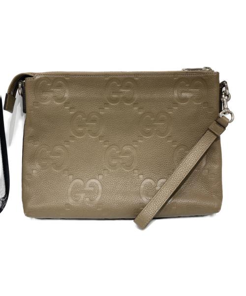 GUCCI（グッチ）GUCCI (グッチ) ジャンボGG ミディアムクロスボディバック ベージュの古着・服飾アイテム