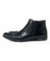 PRADA (プラダ) スクエアトゥサイドゴアブーツ ブラック サイズ:8：20000円