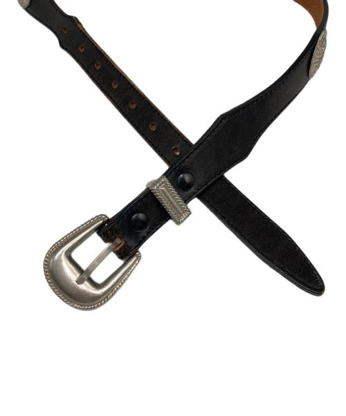 Hysteric Glamour（ヒステリックグラマー）Hysteric Glamour (ヒステリックグラマー) PSYCHEDELIC CONCHO ベルト ブラック サイズ:不明の古着・服飾アイテム