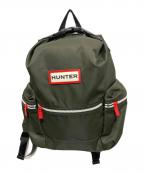 HUNTERハンター）の古着「トップクリップバックパック」｜カーキ