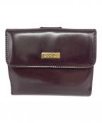 GUCCIグッチ）の古着「2つ折り財布」｜バーガンディー