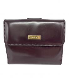 GUCCI（グッチ）の古着「2つ折り財布」｜バーガンディー