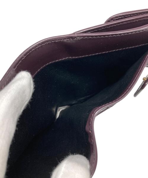 GUCCI（グッチ）GUCCI (グッチ) 2つ折り財布 バーガンディーの古着・服飾アイテム