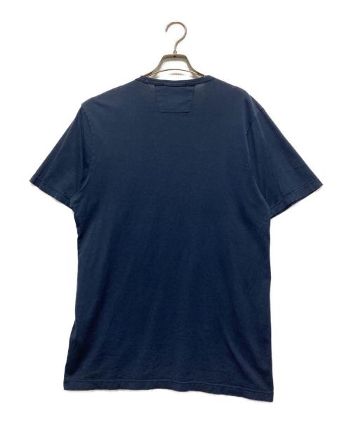 C.P COMPANY（シーピーカンパニー）C.P COMPANY (シーピーカンパニー) プリントTシャツ ネイビー サイズ:Mの古着・服飾アイテム