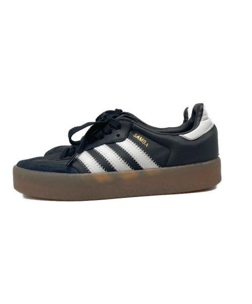 adidas（アディダス）adidas (アディダス) SAMBAE W ブラック×ホワイト サイズ:23㎝の古着・服飾アイテム