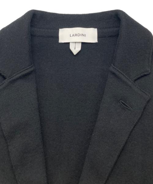 LARDINI（ラルディーニ）LARDINI (ラルディーニ) シングル ニットジャケット ブラック サイズ:XSの古着・服飾アイテム
