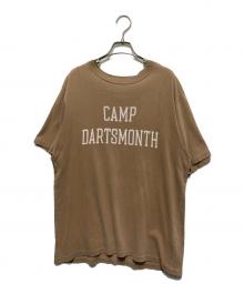 REMI RELIEF×L'appartement（レミレリーフ×アパルトモン）の古着「別注 CAMP DARTSMONTH T-SH」｜ベージュ