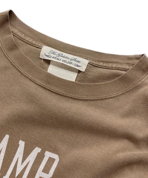 REMI RELIEF（レミレリーフ）REMI RELIEF (レミレリーフ) L'appartement (アパルトモン) 別注 CAMP DARTSMONTH T-SH ベージュ サイズ:Mの古着・服飾アイテム