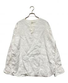 Ron Herman（ロンハーマン）の古着「Traceability Hemp Collarless Shirt」｜ホワイト