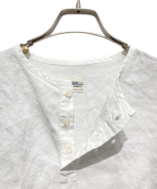Ron Herman（ロンハーマン）Ron Herman (ロンハーマン) Traceability Hemp Collarless Shirt ホワイト サイズ:Sの古着・服飾アイテム