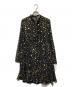RED VALENTINO（レッドヴァレンティノ）の古着「星柄ワンピース」｜ブラック