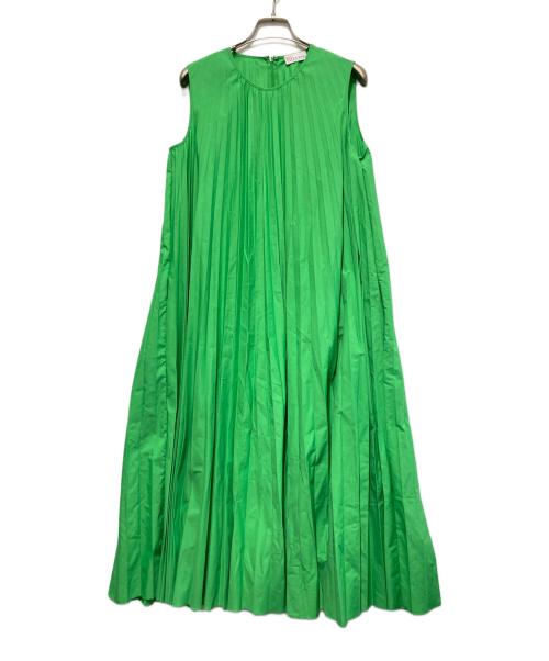 RED VALENTINO（レッドヴァレンティノ）RED VALENTINO (レッドヴァレンティノ) ノースリーブワンピース グリーン サイズ:40の古着・服飾アイテム