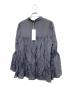 TO BE CHIC (トゥービーシック) 楊柳キャンディースリーブ ブラウス ブラック サイズ:42 未使用品：12000円