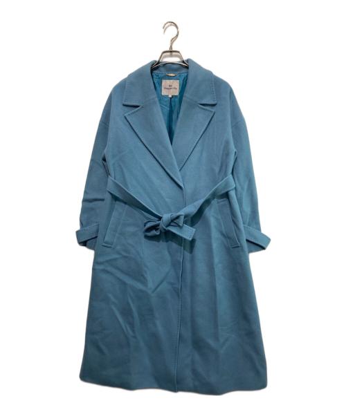 Viaggio Blu（ビアッジョブルー）Viaggio Blu (ビアッジョブルー) Super140テーラードコート スカイブルー サイズ:1の古着・服飾アイテム