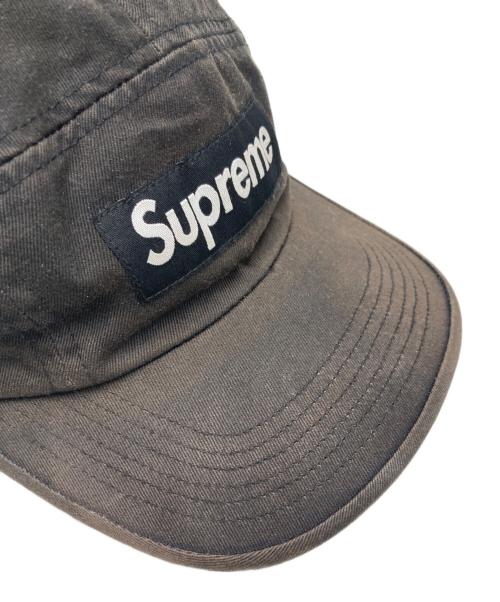 SUPREME（シュプリーム）Supreme (シュプリーム) 19SS Washed Chino Twill Camp Cap ブラックの古着・服飾アイテム