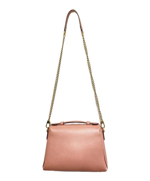 GUCCI（グッチ）GUCCI (グッチ) インターロッキングGチェーンショルダーバッグ ピンクの古着・服飾アイテム