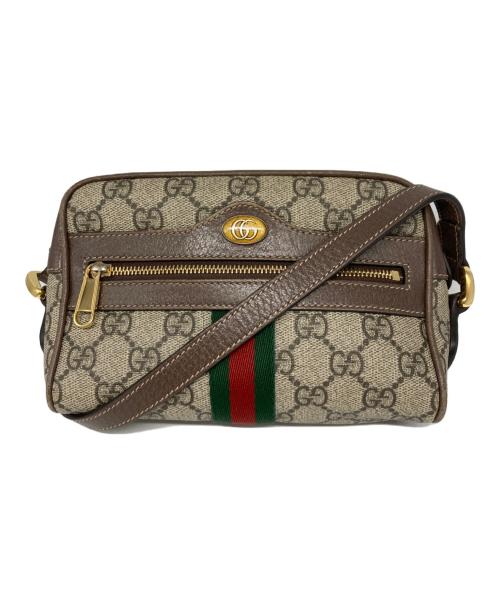 GUCCI（グッチ）GUCCI (グッチ) GGキャンバスハンドバッグ ベージュ サイズ:不明の古着・服飾アイテム