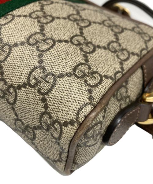 GUCCI（グッチ）GUCCI (グッチ) GGキャンバスハンドバッグ ベージュ サイズ:不明の古着・服飾アイテム
