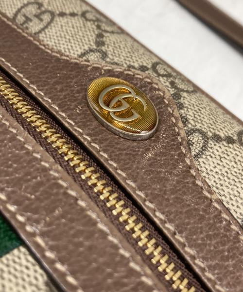 GUCCI（グッチ）GUCCI (グッチ) GGキャンバスハンドバッグ ベージュ サイズ:不明の古着・服飾アイテム