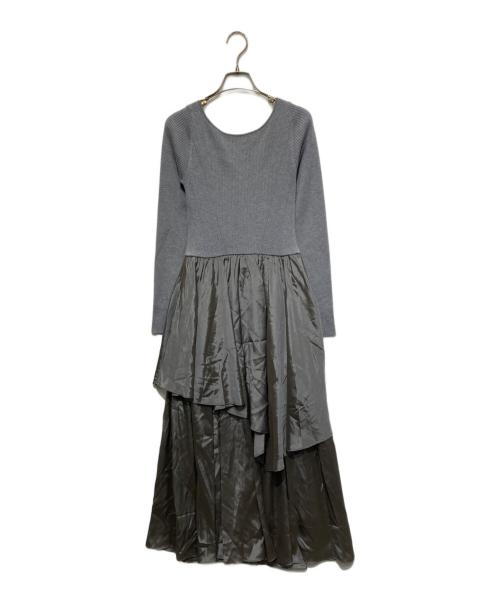 FRAY ID（フレイ アイディー）FRAY ID (フレイ アイディー) ドッキングワンピース グレー 未使用品の古着・服飾アイテム