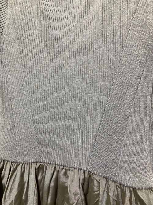 FRAY ID（フレイ アイディー）FRAY ID (フレイ アイディー) ドッキングワンピース グレー 未使用品の古着・服飾アイテム