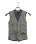 RRL（ダブルアールエル）の古着「デニムベスト」｜ブルー×ホワイト