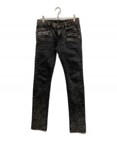 中古・古着通販】BALMAIN (バルマン) 蛇腹バイカー デニムパンツ