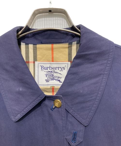 Burberry's（バーバリーズ）Burberry's (バーバリーズ) ノヴァチェックスイングトップ ネイビー サイズ:9ARの古着・服飾アイテム