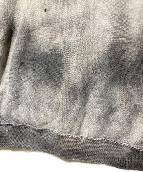 BOWBOW（バウワウ）BOWBOW (バウワウ) nubian (ヌビアン) HARD AGEING HOODIE グレー サイズ:Lの古着・服飾アイテム
