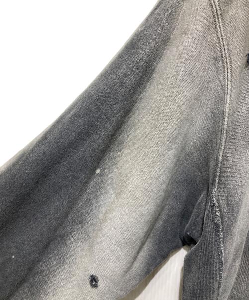 BOWBOW（バウワウ）BOWBOW (バウワウ) nubian (ヌビアン) HARD AGEING HOODIE グレー サイズ:Lの古着・服飾アイテム