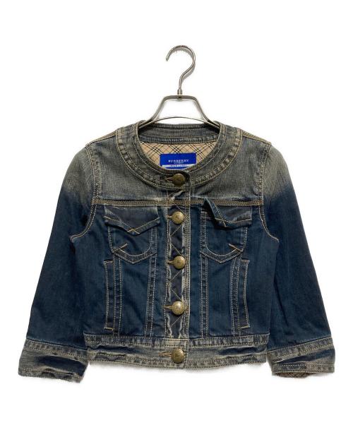 BURBERRY BLUE LABEL（バーバリー ブルー レーベル）BURBERRY BLUE LABEL (バーバリー ブルー レーベル) デニムジャケット インディゴ サイズ:36の古着・服飾アイテム