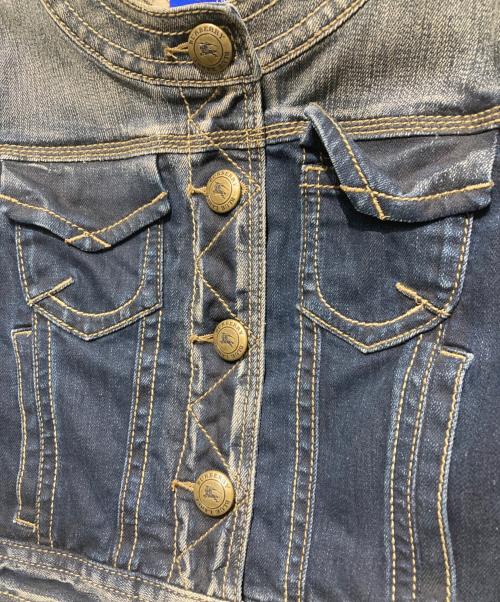 BURBERRY BLUE LABEL（バーバリー ブルー レーベル）BURBERRY BLUE LABEL (バーバリー ブルー レーベル) デニムジャケット インディゴ サイズ:36の古着・服飾アイテム
